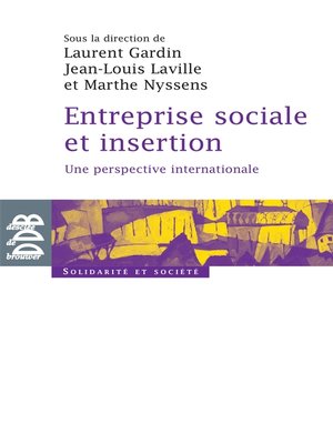 cover image of Entreprise sociale et insertion